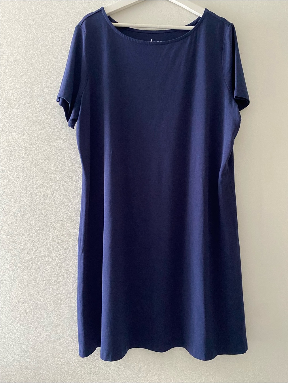 D&Co Women’s Classic Navy Short-Sleeve Shift Dress